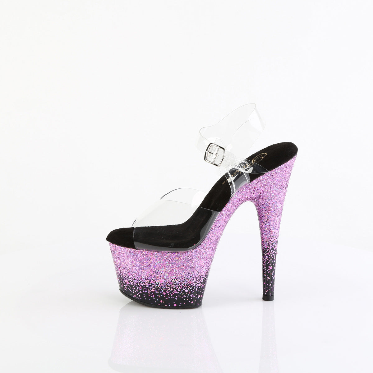 7" Heel, 2 3/4" Pf Ankle Strap Sandal Pleaser Pleaser ADORE/708SS