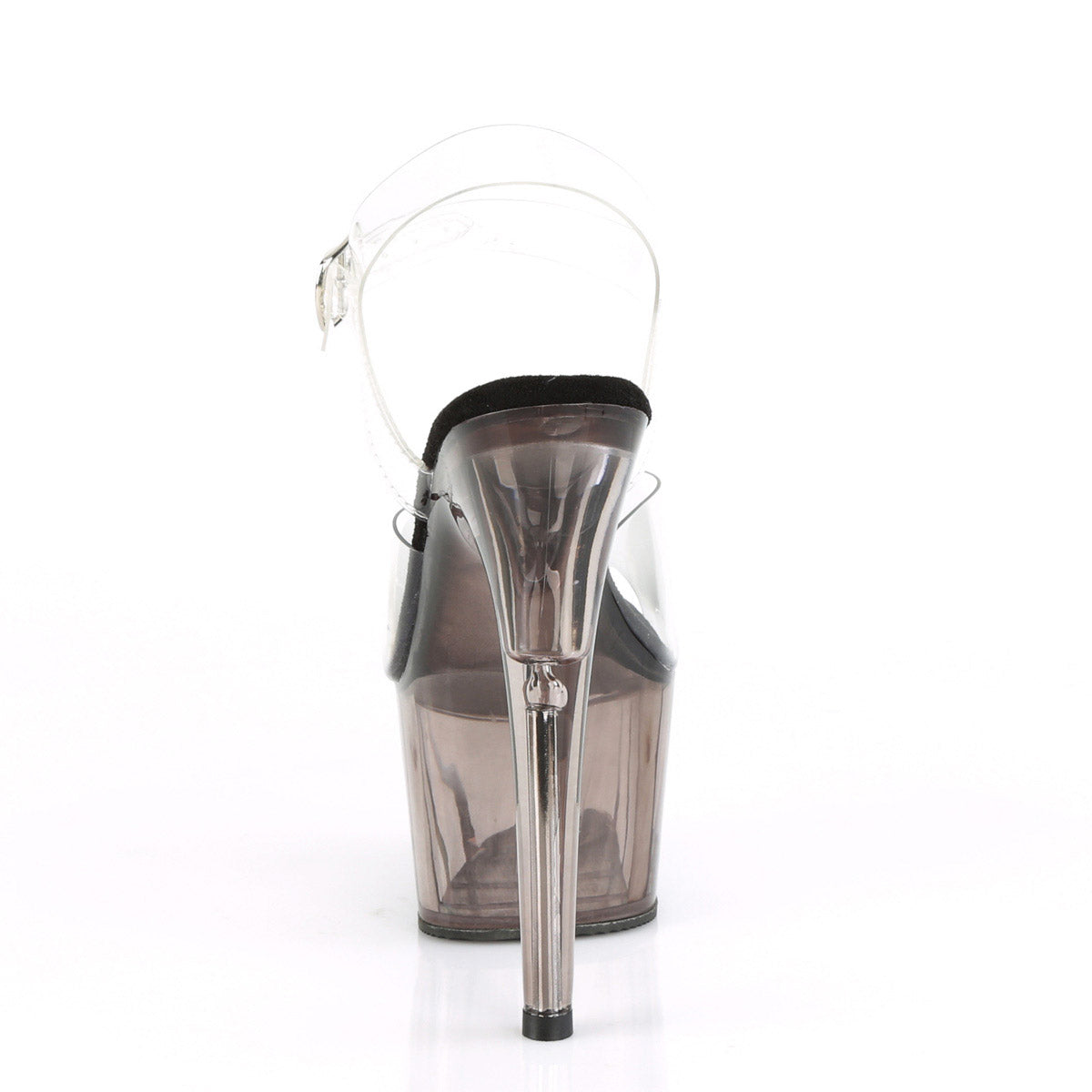 7" Heel, 2 3/4" Tinted Pf Ankle Strap Sandal Pleaser Pleaser ADORE/708T