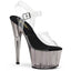 7" Heel, 2 3/4" Tinted Pf Ankle Strap Sandal Pleaser Pleaser ADORE/708T