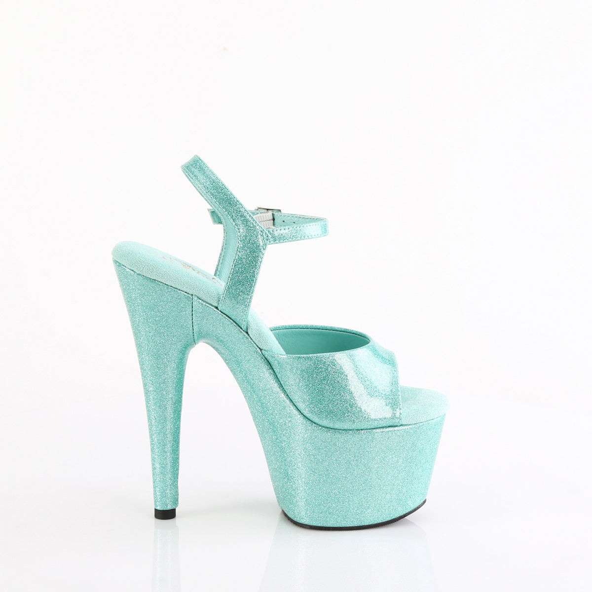 7" Heel, 2 3/4" Pf Ankle Strap Sandal Pleaser Pleaser ADORE/709GP