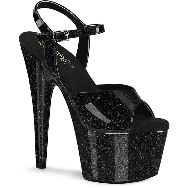 7" Heel, 2 3/4" Pf Ankle Strap Sandal Pleaser Pleaser ADORE/709GP