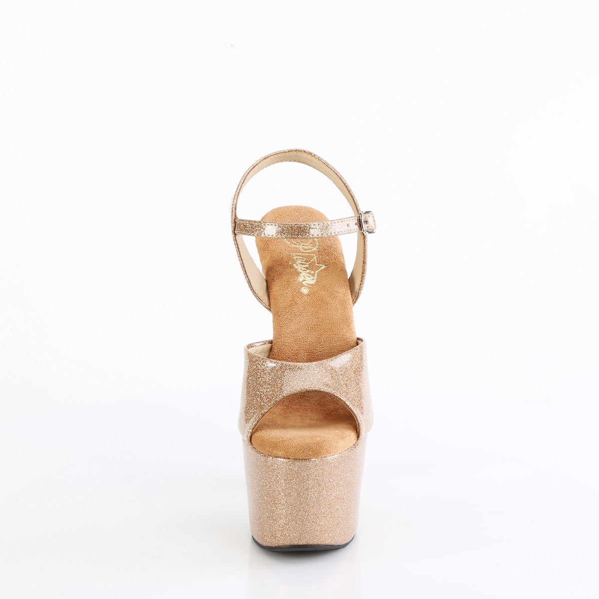7" Heel, 2 3/4" Pf Ankle Strap Sandal Pleaser Pleaser ADORE/709GP