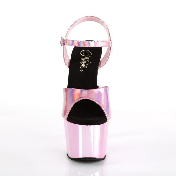7" Heel, 2 3/4" PF Ankle Strap Sandal Pleaser Pleaser ADORE/709HGCH
