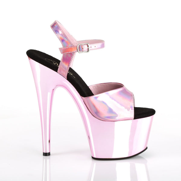 7" Heel, 2 3/4" PF Ankle Strap Sandal Pleaser Pleaser ADORE/709HGCH