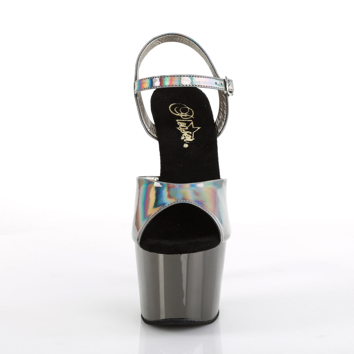 7" Heel, 2 3/4" PF Ankle Strap Sandal Pleaser Pleaser ADORE/709HGCH