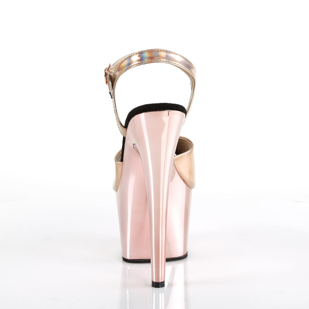 7" Heel, 2 3/4" PF Ankle Strap Sandal Pleaser Pleaser ADORE/709HGCH