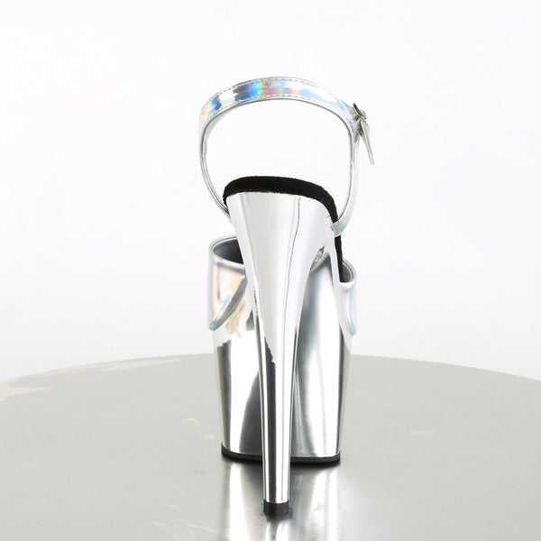 7" Heel, 2 3/4" PF Ankle Strap Sandal Pleaser Pleaser ADORE/709HGCH