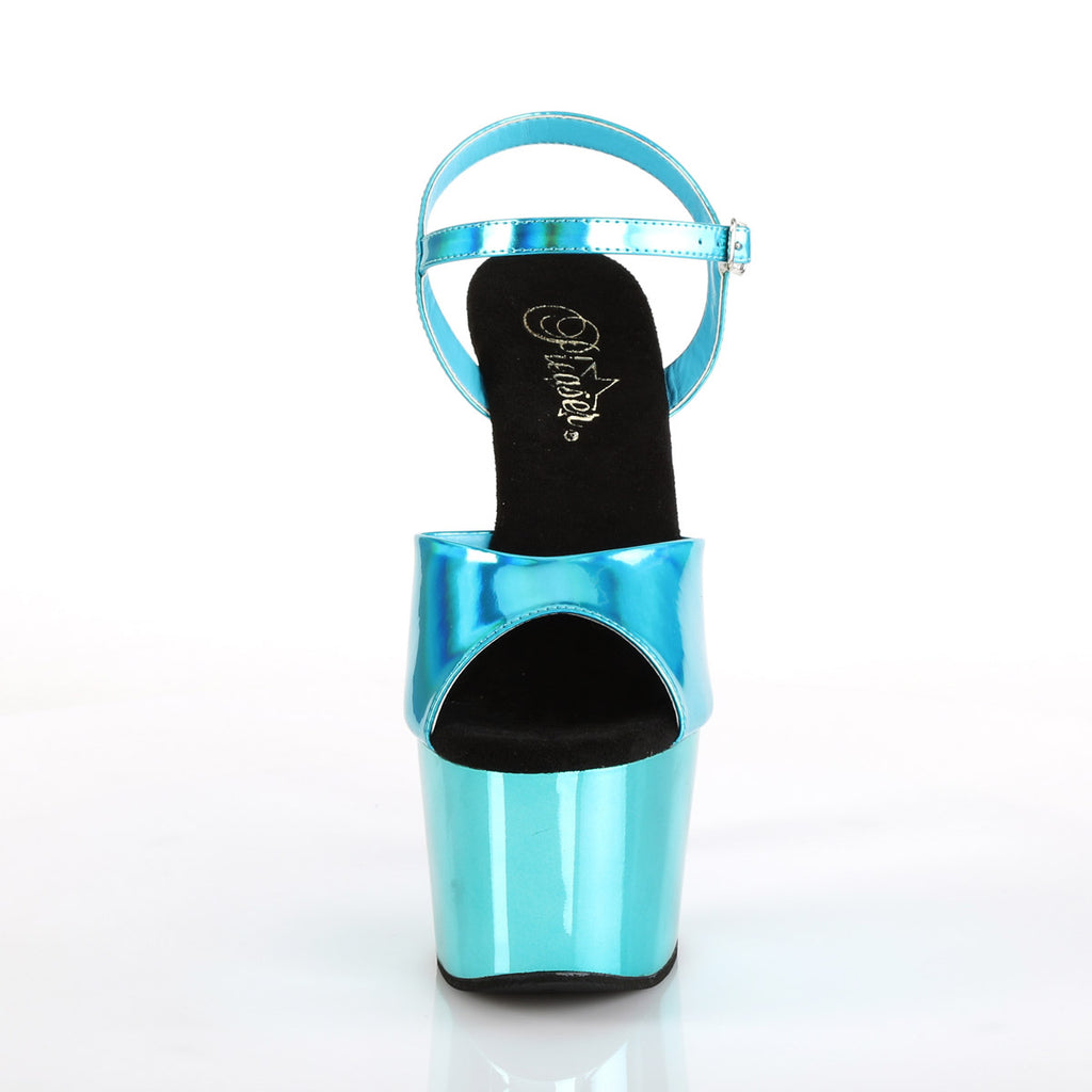 7" Heel, 2 3/4" PF Ankle Strap Sandal Pleaser Pleaser ADORE/709HGCH