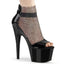 7" Heel, 2" PF Close Back Shootie Sandal, Back Zip Pleaser Pleaser ADORE/765RM