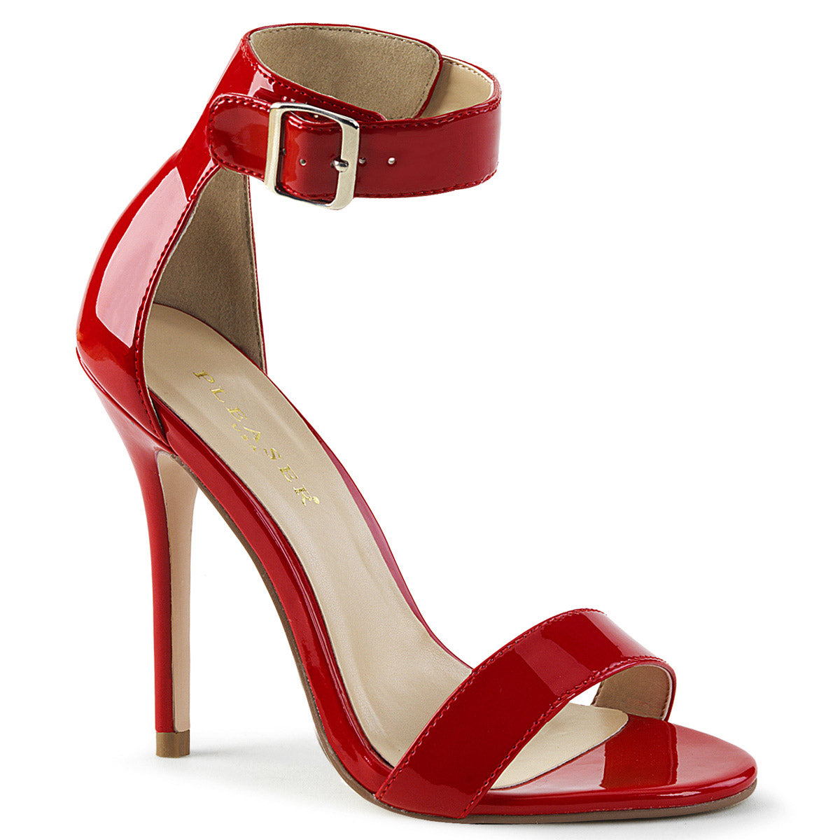 5" Heel Closed Back Ankle Strap Sandal Pleaser Pleaser AMUSE/10