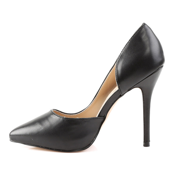 Elegant Half D'Orsay Pointed Toe Pumps Stiletto High Heels Shoes Pleaser Pleaser AMUSE/22