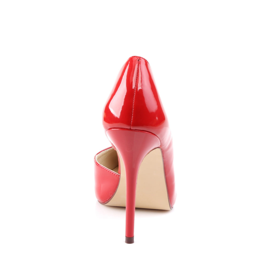 Elegant Half D'Orsay Pointed Toe Pumps Stiletto High Heels Shoes Pleaser Pleaser AMUSE/22