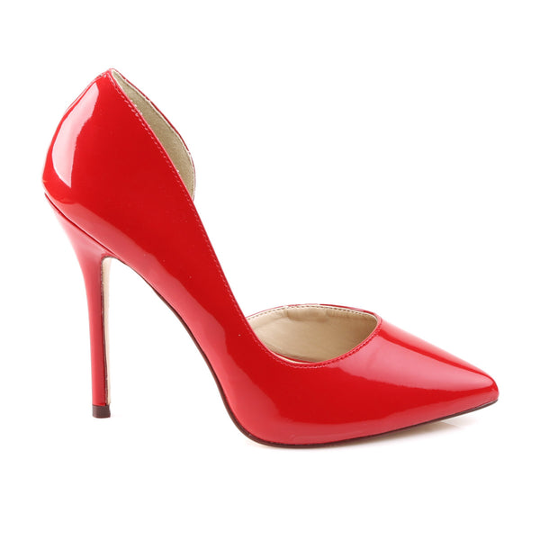 Elegant Half D'Orsay Pointed Toe Pumps Stiletto High Heels Shoes Pleaser Pleaser AMUSE/22