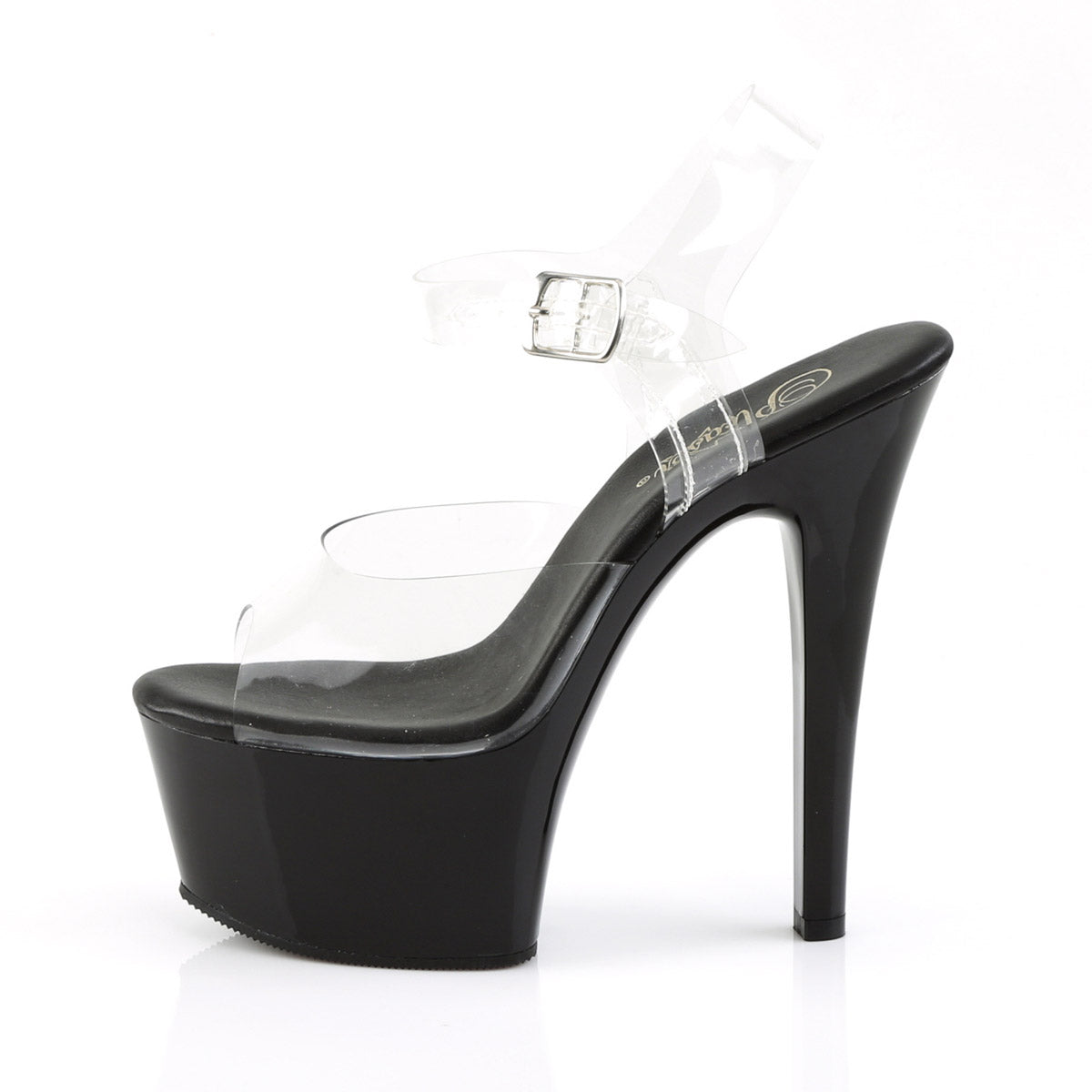 6" Heel, 2 1/4" Pf Vegan Friendly Ankle Strap Sandal Pleaser Pleaser ASPIRE/608