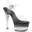 6" Heel, 2 1/4" PF Ankle Strap Sandal W/ RS Pleaser Pleaser ASPIRE/608STD