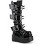 4 1/2" Tiered Pf Buckle Knee High, Inside Zip Pleaser Demonia BEAR/215