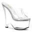 Sexy Cork Platform Slip On Peep Toe Mule Wedge High Heels Shoes Pleaser Pleaser BEAU/601