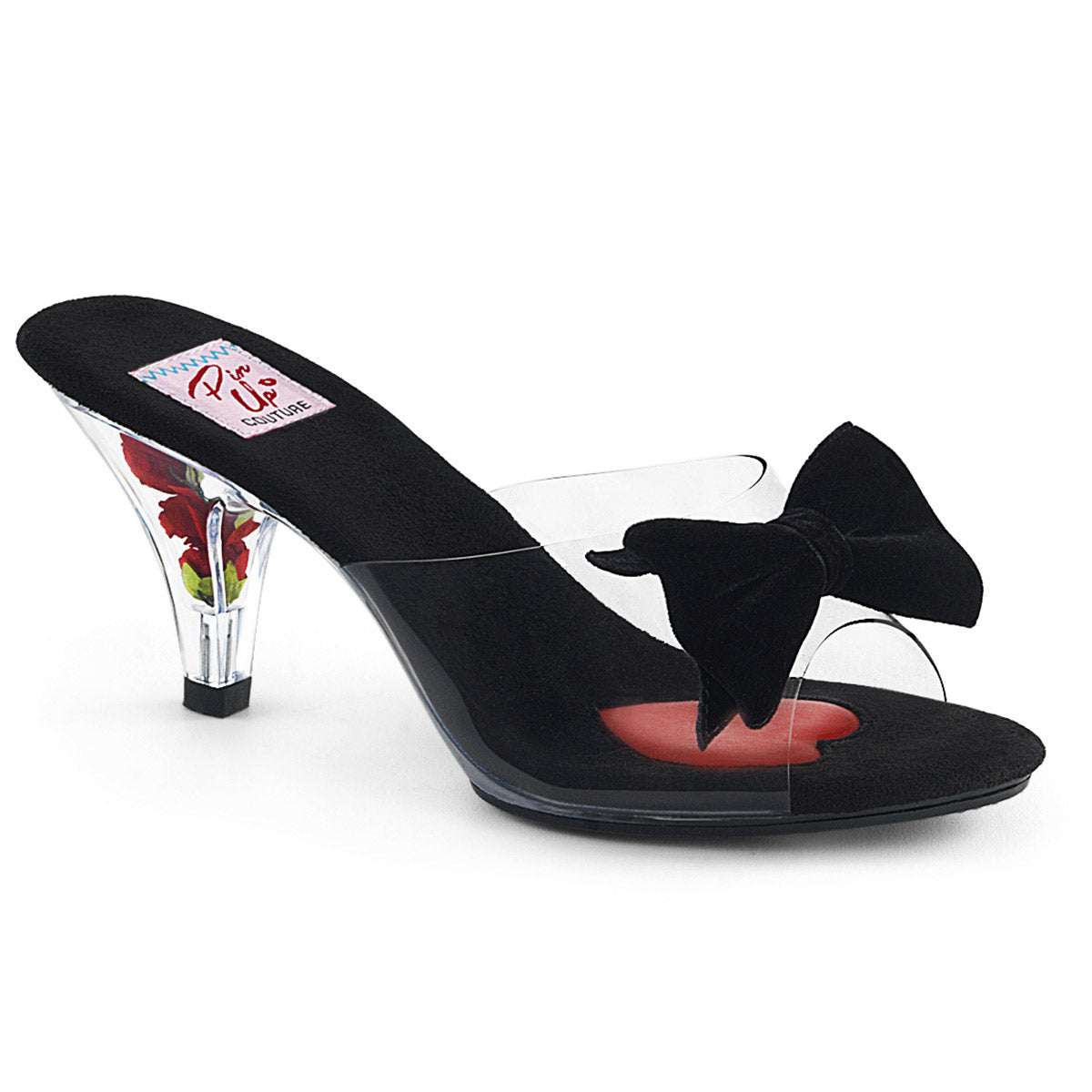3" Heel, 1/8" PF Slide Pleaser Pin Up Couture BELLE/301BOW Main image