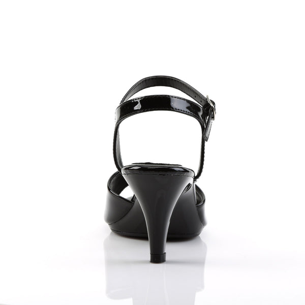 Sexy Casual Clear Upper Open Toe Sandal Ankle Strap High Heels Shoes Pleaser Fabulicious BELLE/309