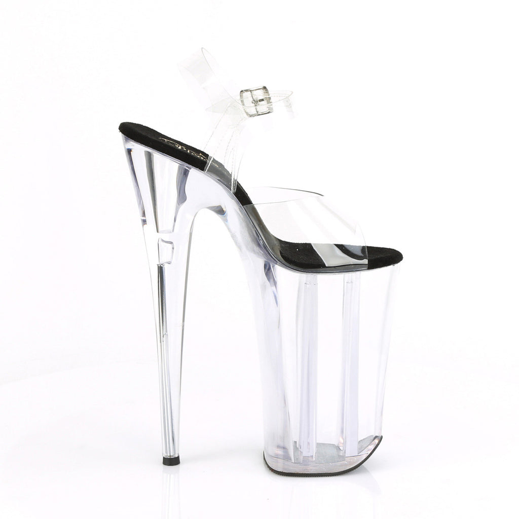 10" Heel, 6 1/4" Pf Ankle Strap Sandal Pleaser Pleaser BEY008/C/B/C