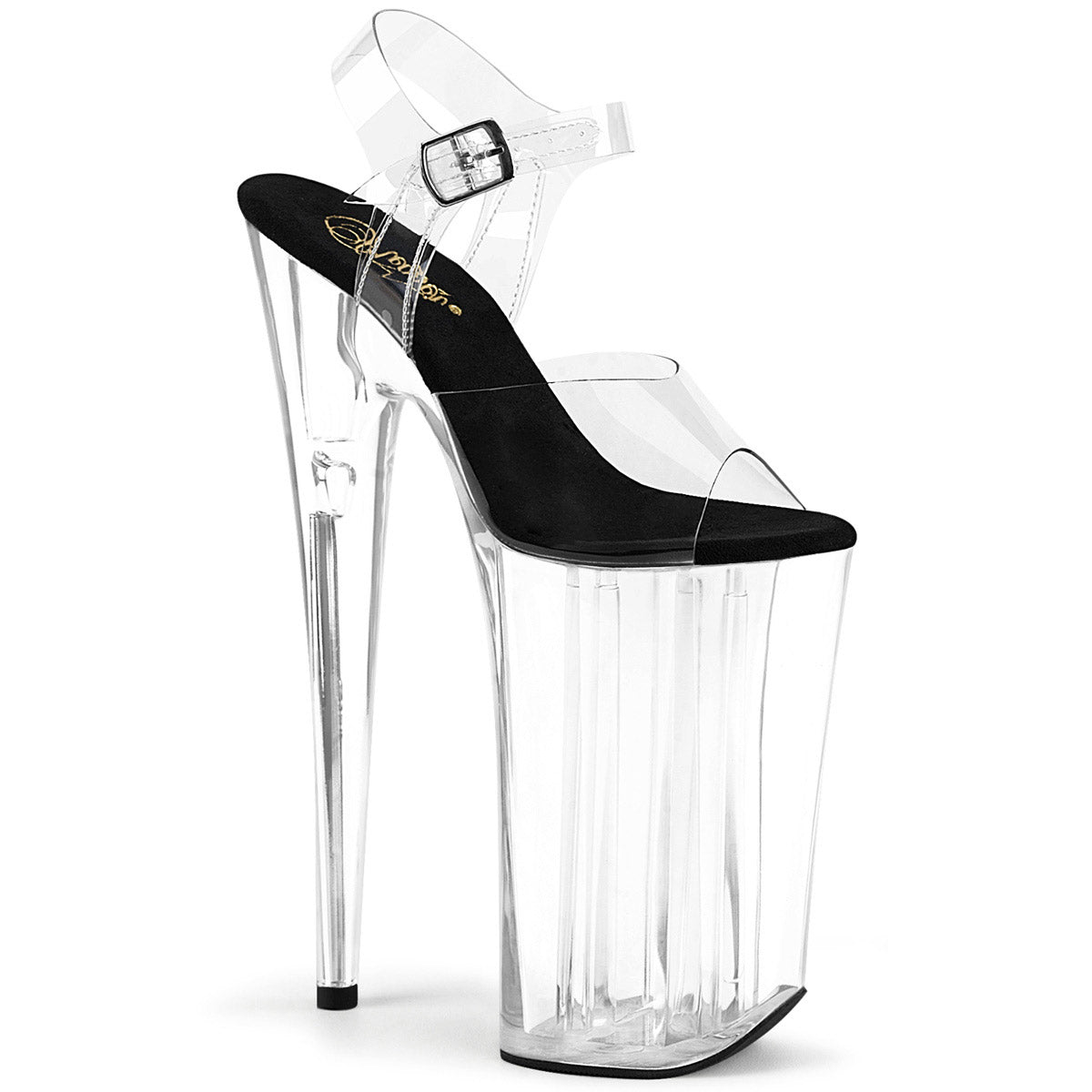 10" Heel, 6 1/4" Pf Ankle Strap Sandal Pleaser Pleaser BEY008/C/B/C Main image