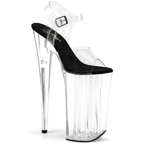 10" Heel, 6 1/4" Pf Ankle Strap Sandal Pleaser Pleaser BEY008/C/B/C