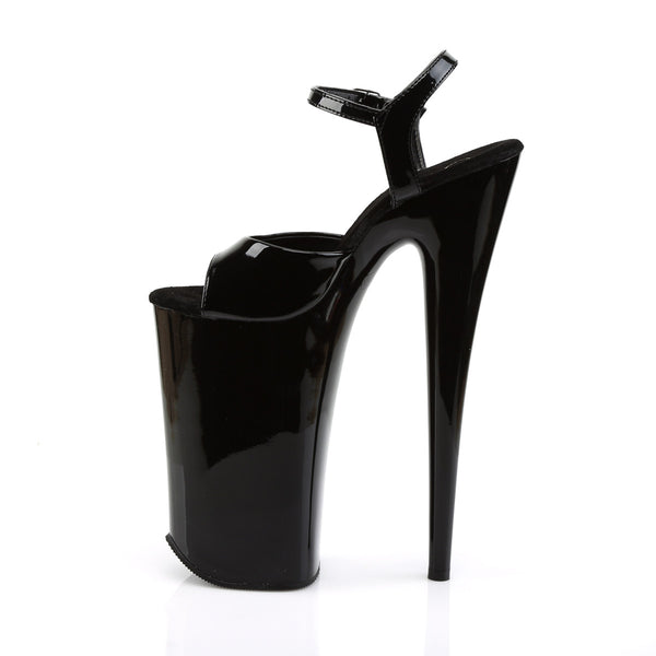 10" Heel, 6 1/4" PF Ankle Strap Sandal Pleaser Pleaser BEYOND/009