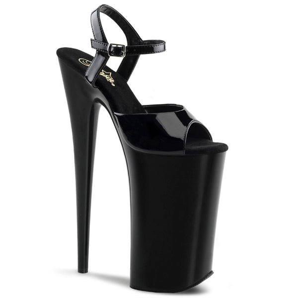 10" Heel, 6 1/4" PF Ankle Strap Sandal Pleaser Pleaser BEYOND/009