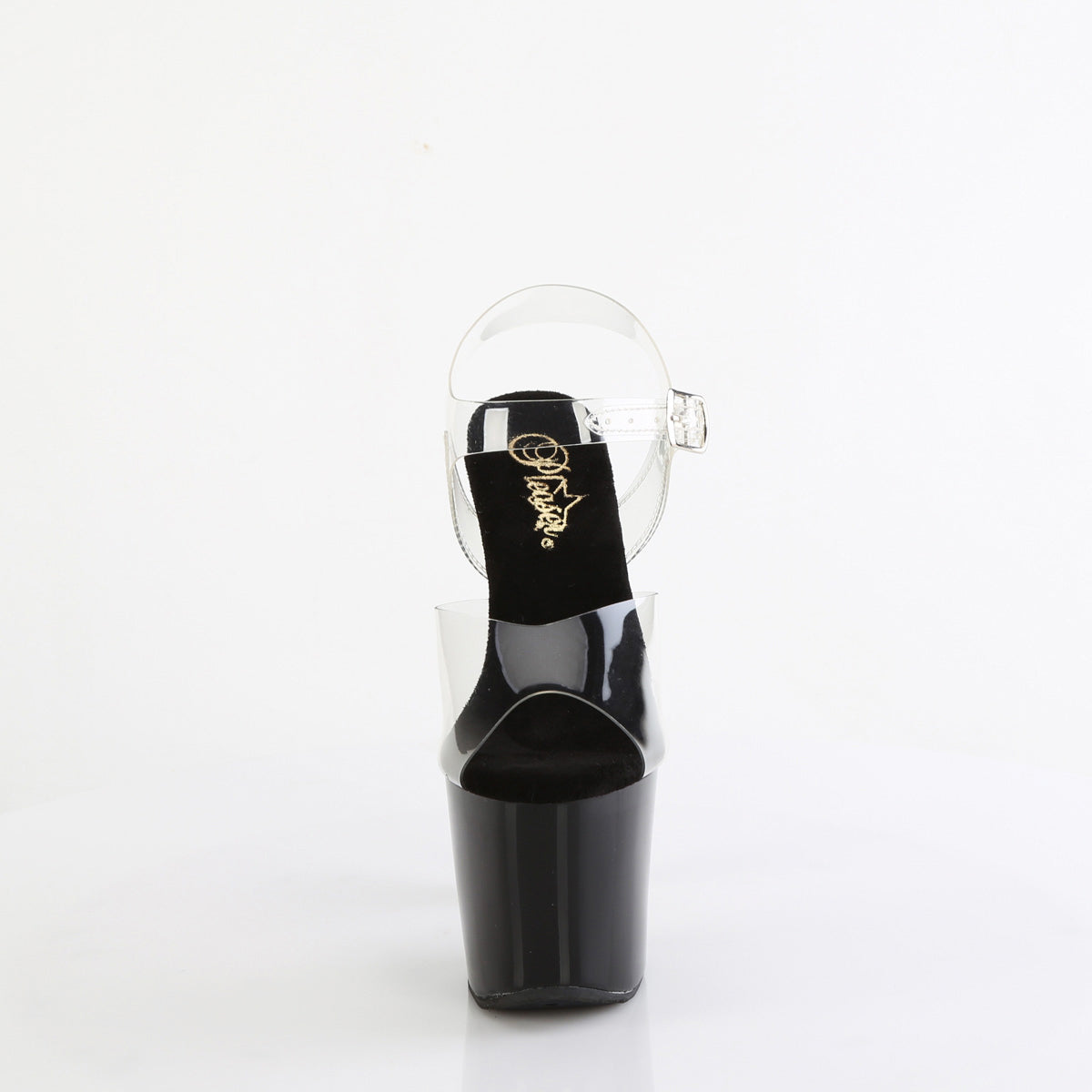 7" Beaded Heel, 3 1/4" Pf Ankle Strap Sandal Secondary image