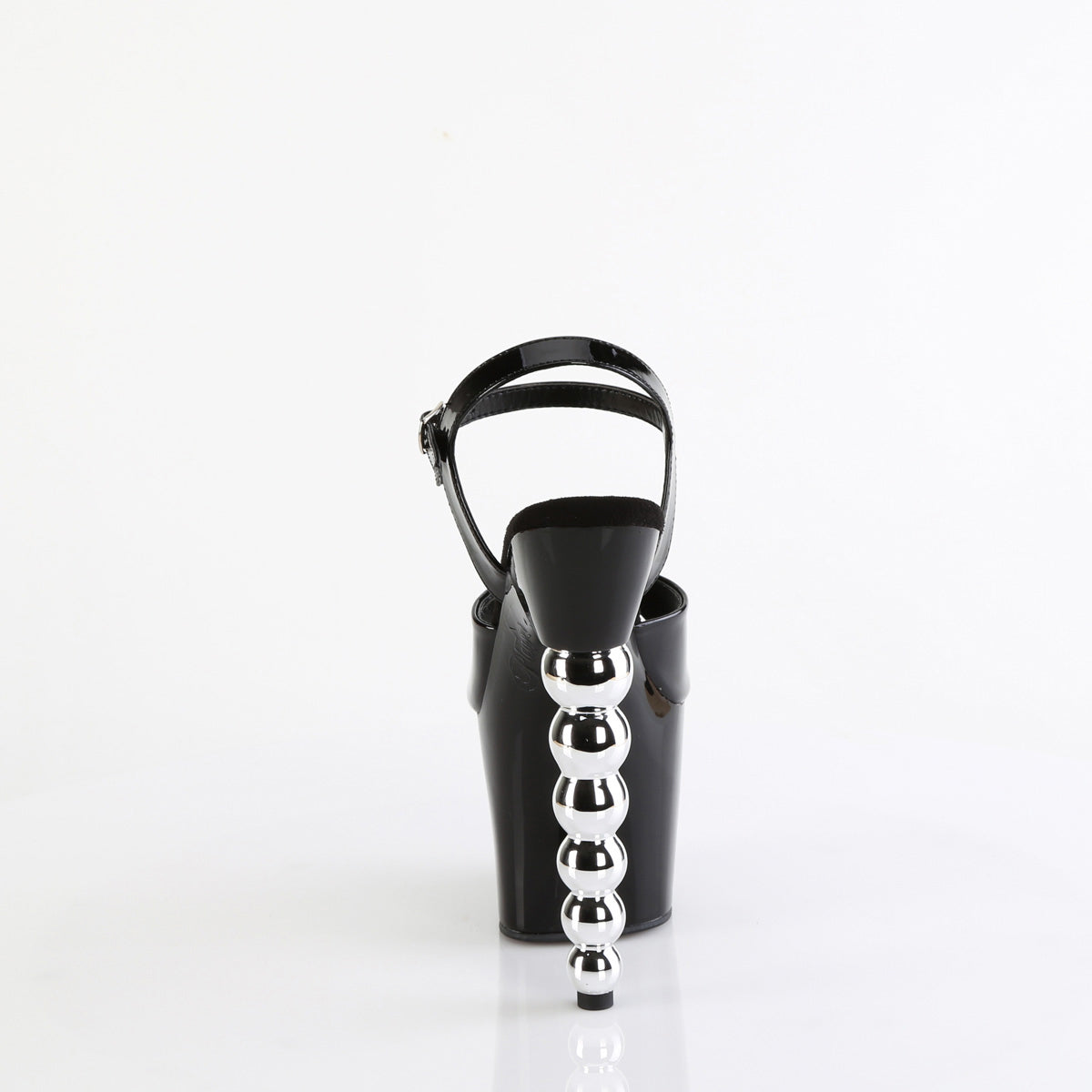 7" Beaded Heel, 3 1/4" Pf Ankle Strap Sandal Pleaser Pleaser BLISS/709