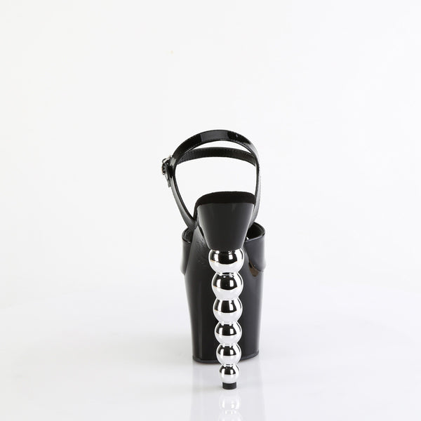 7" Beaded Heel, 3 1/4" Pf Ankle Strap Sandal Pleaser Pleaser BLISS/709