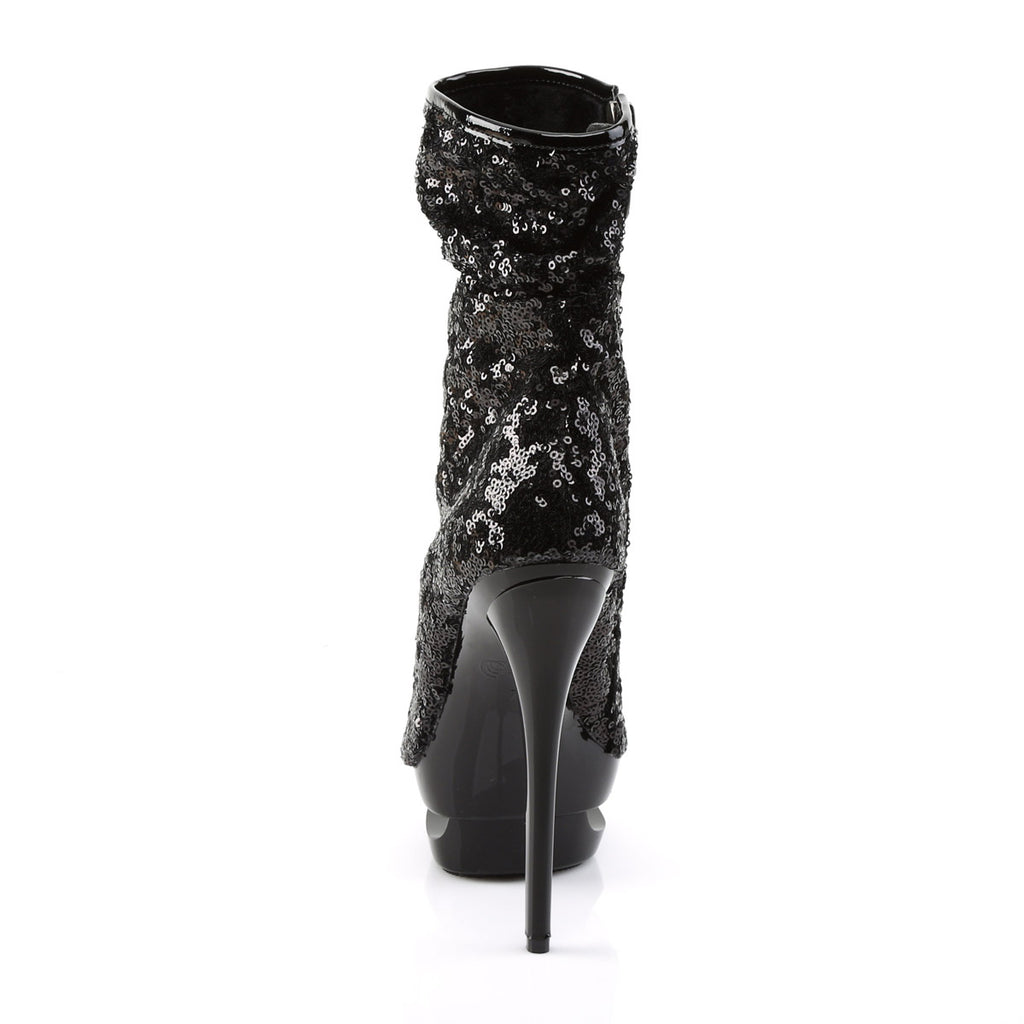 Sexy Glitter Booties Rhinestone Platform Stiletto High Heels Shoes Pleaser Pleaser BLONDIE/R/1008