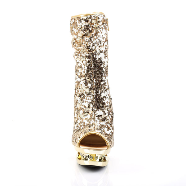 Sexy Glitter Booties Rhinestone Platform Stiletto High Heels Shoes Pleaser Pleaser BLONDIE/R/1008