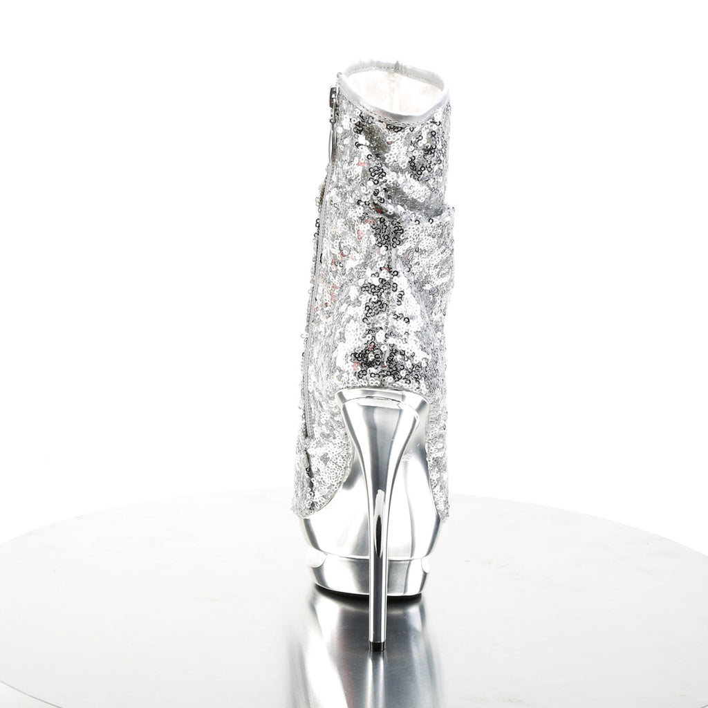 Sexy Glitter Booties Rhinestone Platform Stiletto High Heels Shoes Pleaser Pleaser BLONDIE/R/1008