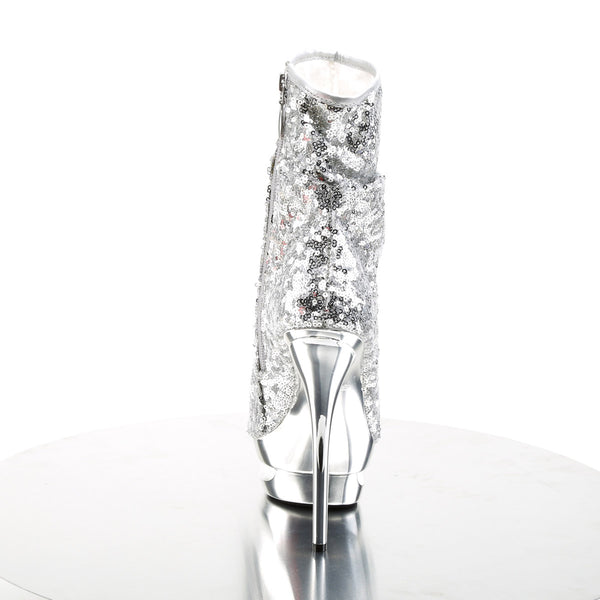 Sexy Glitter Booties Rhinestone Platform Stiletto High Heels Shoes Pleaser Pleaser BLONDIE/R/1008