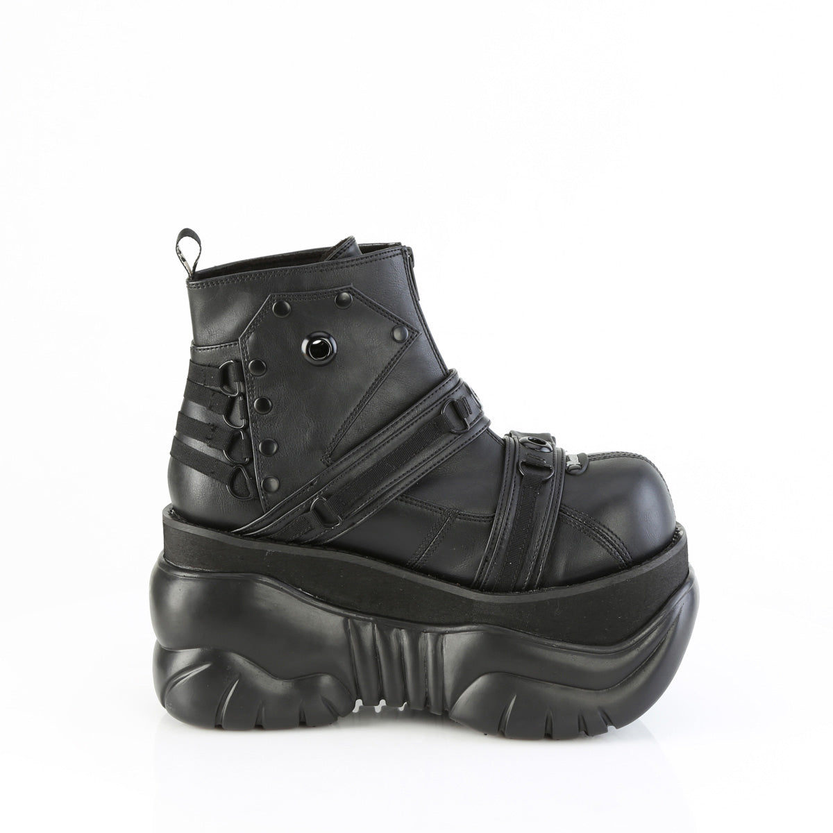 3" Pf Ankle Boot, Back Zip Pleaser Demonia BOXER/60