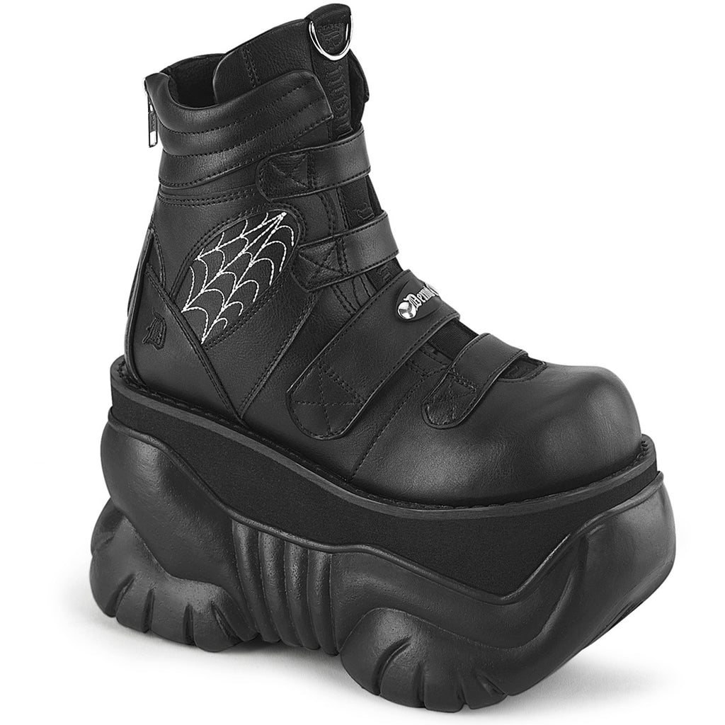 3" Pf Ankle Boot, Back Zip Pleaser Demonia BOXER/70