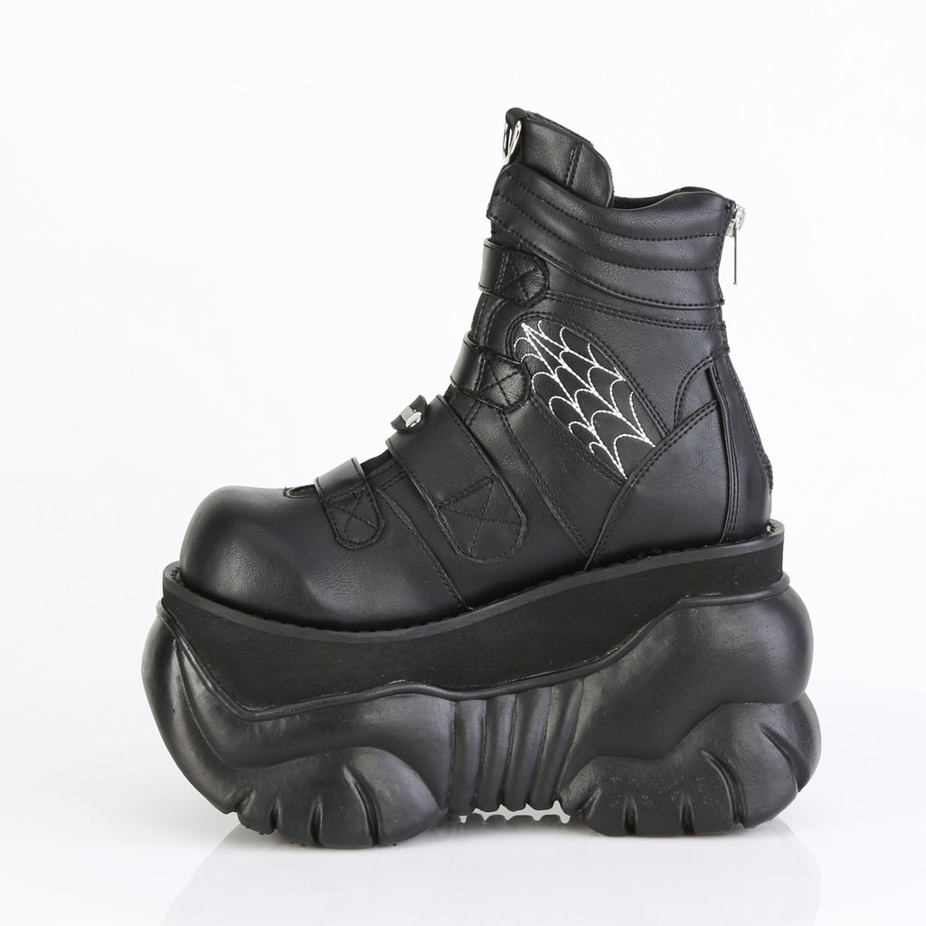 3" Pf Ankle Boot, Back Zip Pleaser Demonia BOXER/70