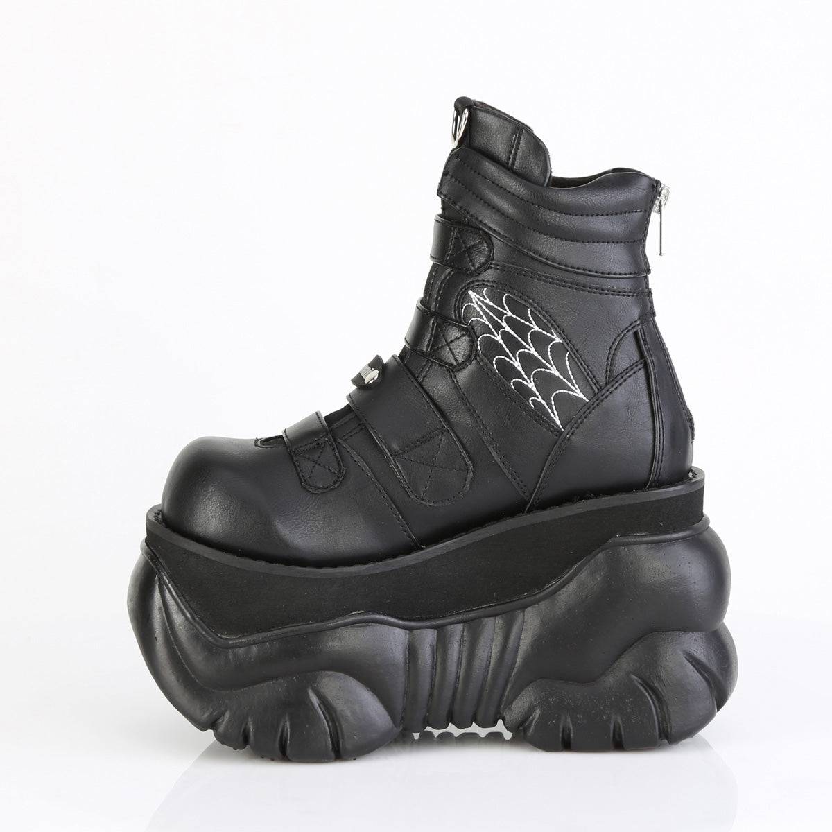 3" Pf Ankle Boot, Back Zip Pleaser Demonia BOXER/70
