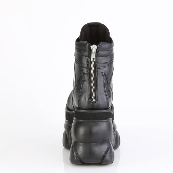 3" Pf Ankle Boot, Back Zip Pleaser Demonia BOXER/70
