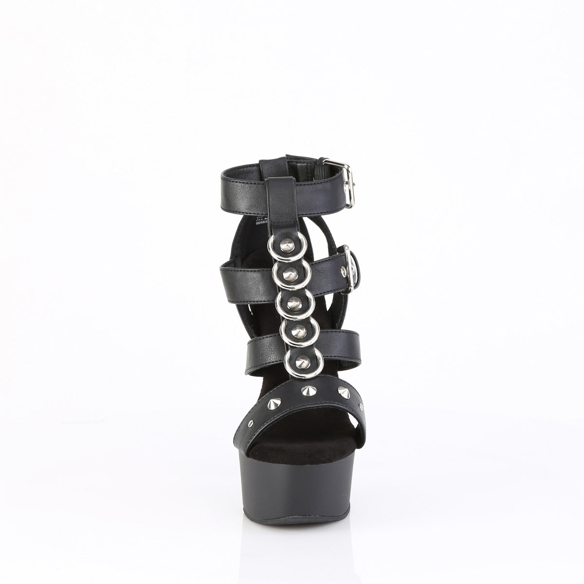 6" Heel, 1 3/4" Pf Strappy T-Strap Close Back Sandal Pleaser Pleaser CAPTIVA/658