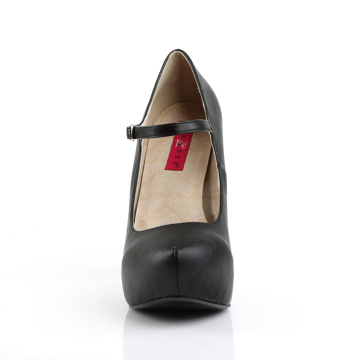 5 1/4" Heel, 1 1/4" PF Maryjane W/Concealed PT Pump Blk Pat Secondary image