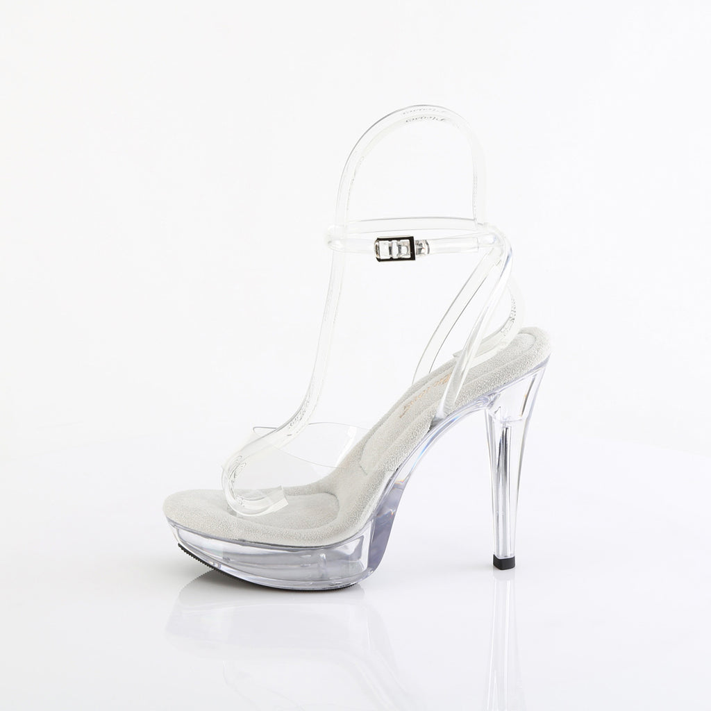 5" Heel, 1" Pf Wrap Around Ankle Strap Sandal Pleaser Fabulicious COCKTAIL/506