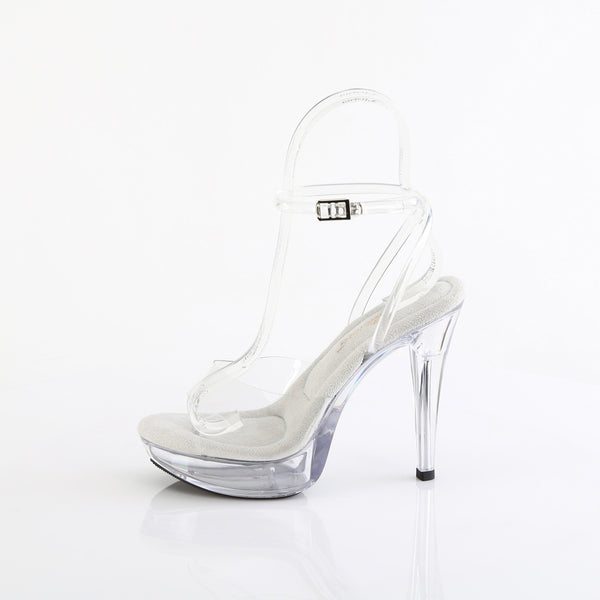5" Heel, 1" Pf Wrap Around Ankle Strap Sandal Pleaser Fabulicious COCKTAIL/506