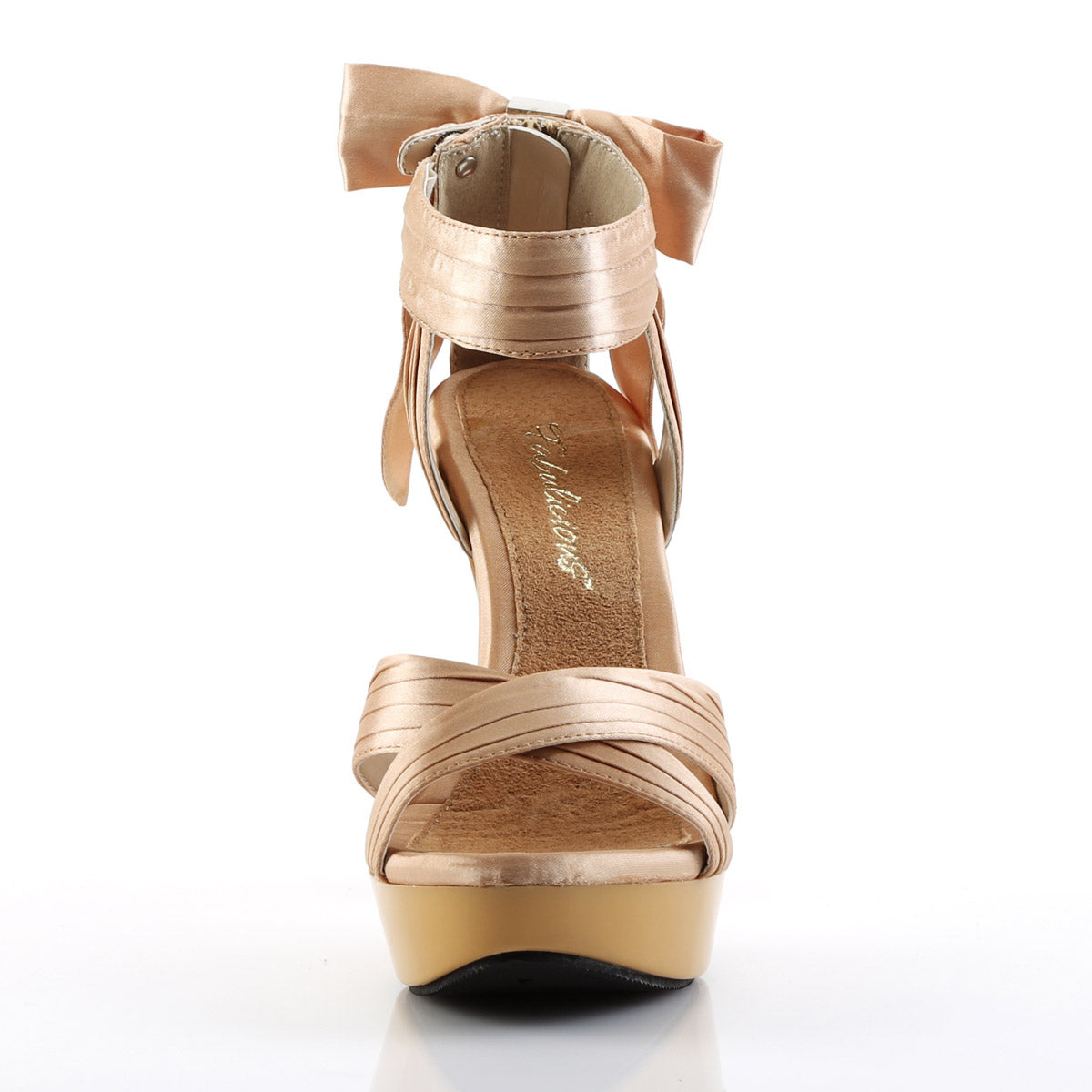 Sexy Elegant Pleated Strap Platform Stiletto Sandal High Heels Shoes Pleaser Fabulicious COCKTAIL/568