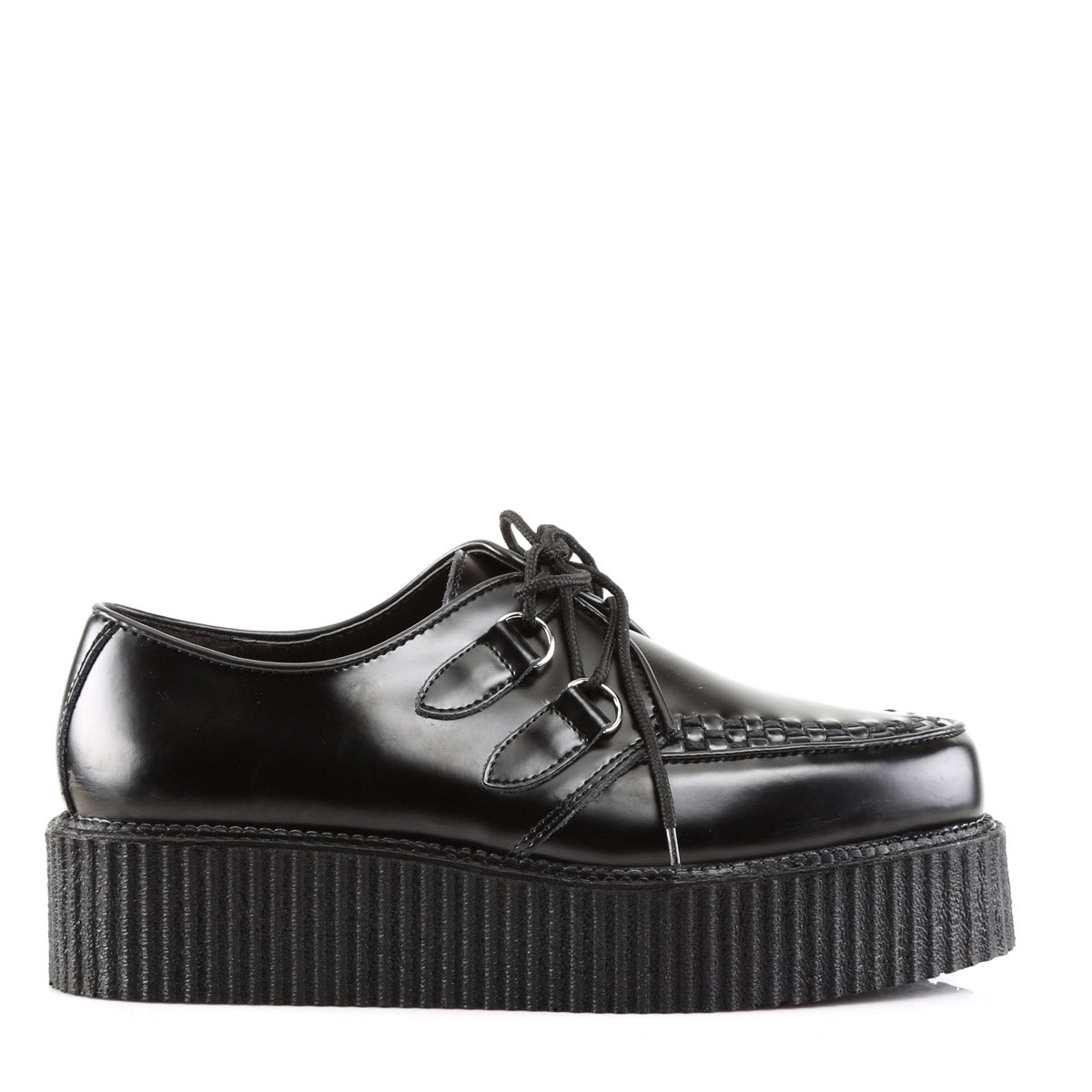Goth Punk Rockabilly Leather Creeper Platform Boots Boat Shoes Pleaser Demonia CREEPER/402