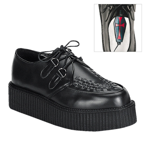 Goth Punk Rockabilly Leather Creeper Platform Boots Boat Shoes Pleaser Demonia CREEPER/402