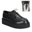 Goth Punk Rockabilly Leather Creeper Platform Boots Boat Shoes Pleaser Demonia CREEPER/402