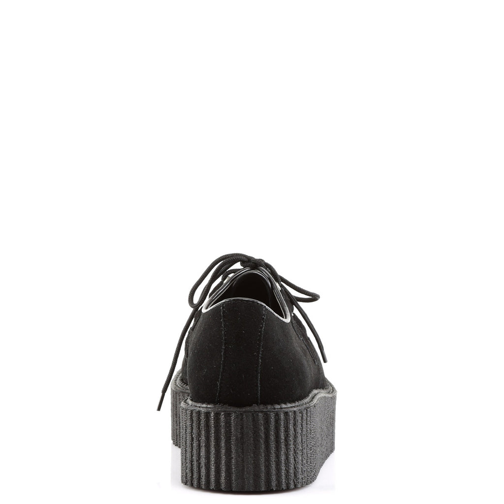 Rockabilly Punk Goth Suede Lace Platform Creeper Boots Boat Shoes Pleaser Demonia CREEPER/402S
