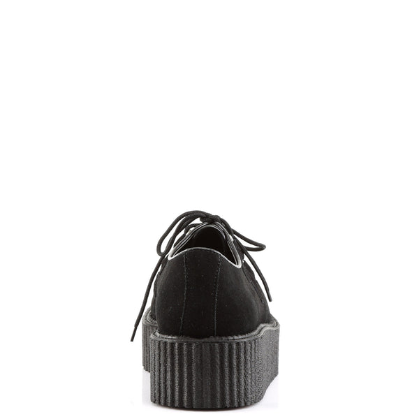 Rockabilly Punk Goth Suede Lace Platform Creeper Boots Boat Shoes Pleaser Demonia CREEPER/402S